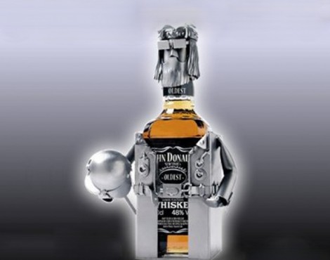Jack Daniel's - Dizajnerski stalak za bocu :: PokloniMe