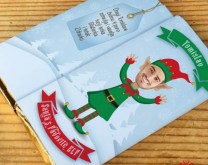 Santa's Favorite sELFy - personalizirana čokolada