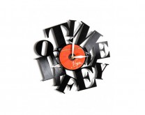 Time of my life - Zidni sat napravljen od gramofonske ploče