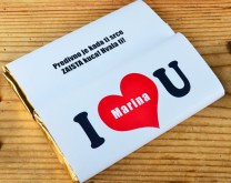 I love you - Personalizirana čokolada