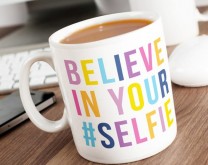 Belive in Your #SELFIE - personalizirana šalica s tvojim imenom