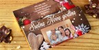 Naj božićna čestitka - Personalizirana čokolada sa slikom