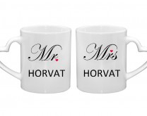 Mr&Mrs - personalizirane šalice za par