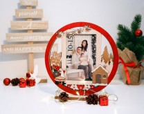 Okvir sa slike s božićnim motivima