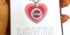 Love - Lančić s natpisom "Love" i porukom po želji