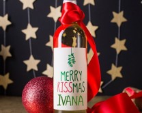 Merry KISSmas - personalizirano vino