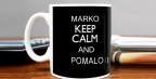 Keep Calm šalica -  s Vašim tekstom po želji