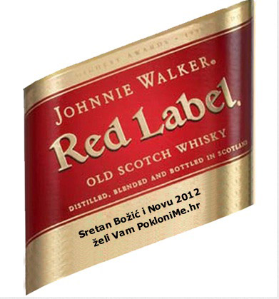 Personalizirani Johnnie Walker Red Label 0,70l + 2